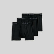 Jockey Generation™ Boys' 3pk Microfiber Boxer Briefs - Black XL