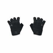 Under Armour Men's Training Half Finger Gloves Black / Black / Pitch Gray Medium