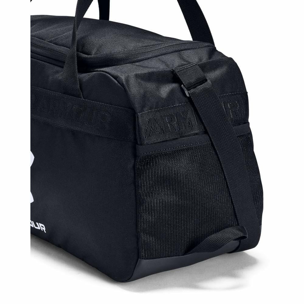 Under Armour Unisex Loudon Duffle, Black (001)/White, Small