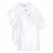 Dealworthy Men's Slim Fit Crewneck T-Shirt 3-Pack - Large White