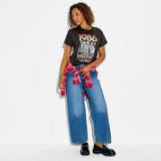Women's 1986 Stranger Things Short Sleeve Graphic T-Shirt - Black M