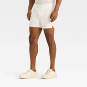 Men's Active Light Brief Lined Run Shorts 5" - All In Motion™ White XXL