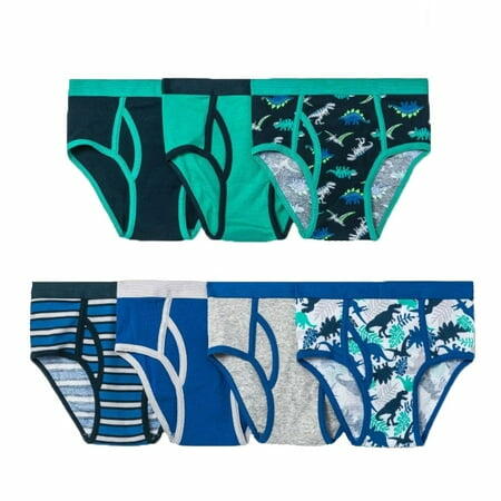 Boys' 7pk Dinosaur Briefs - Cat & Jack™ L: Cotton Knit Mid Rise Underwear