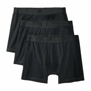 Dealworthy Men's Boxer Briefs 3pk - (US, Alpha, Large, Regular, Regular, Black)