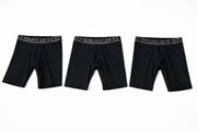 Under Armour Essential Tech 9 inch Boxerjock - 3 pack Medium, Black/Black/Black