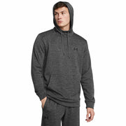 Under Armour Men's Armour Fleece Twist Hoodie, (025) Castlerock / Black, Medium