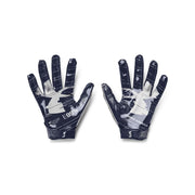 Under Armour Men's F8 Football Gloves , (410) / Midnight Navy / Silver , X-Large