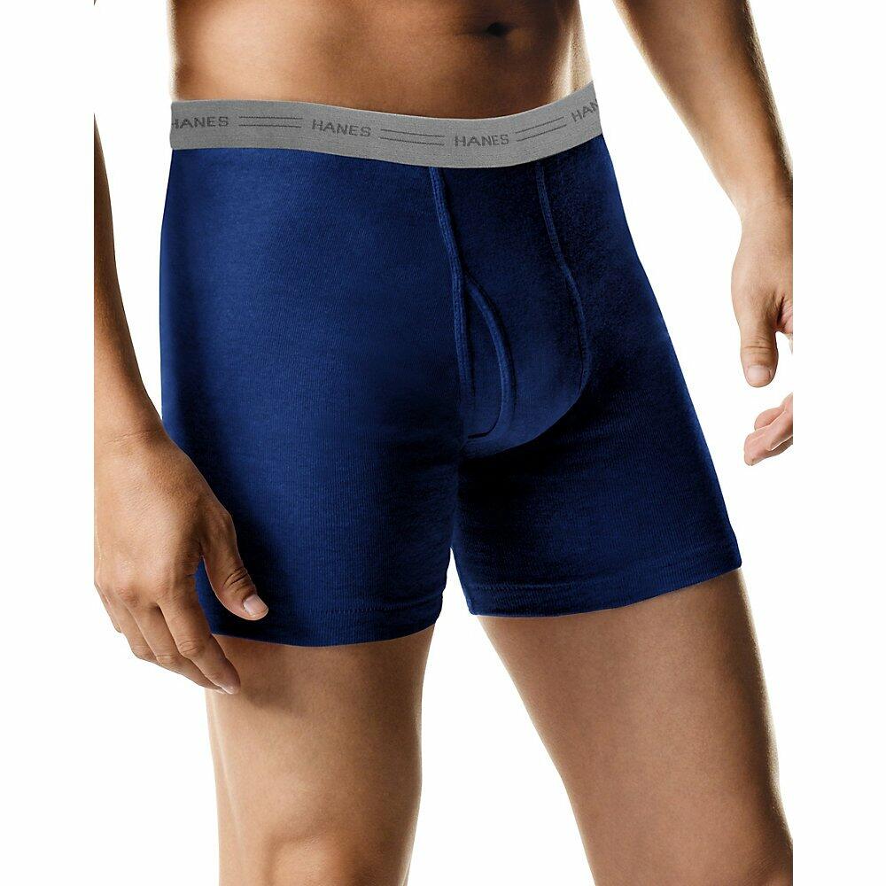 Men's FreshIQ Comfort Flex Waistband Boxer Brief 5-Pack Multi-Color Large