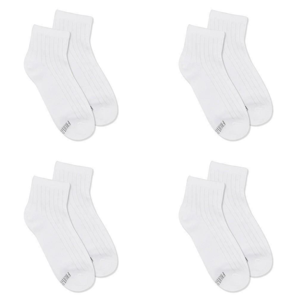 Women's Fruit of the Loom Cotton Comfort 4pk Ankle Socks - 4-10