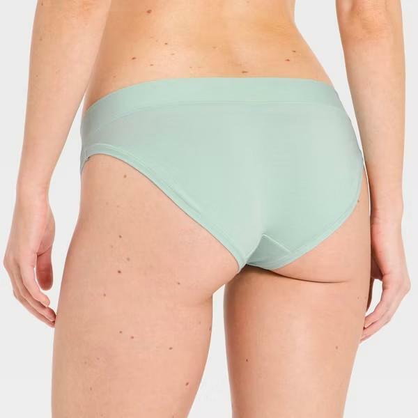 Women's Cotton Stretch Bikini Underwear - Auden™ Pale Mint XS