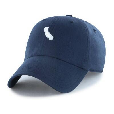 Fan Favorite Lifestyle State Outline California Baseball Hat Strapback OSFM