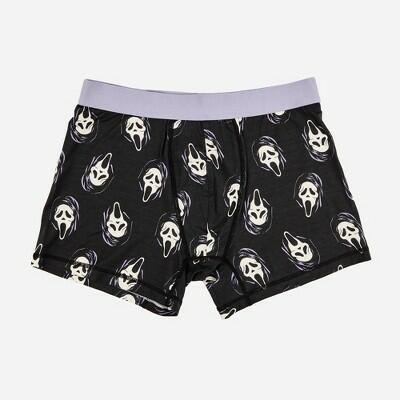 Men's Ghostface Boxer Briefs - Blue L