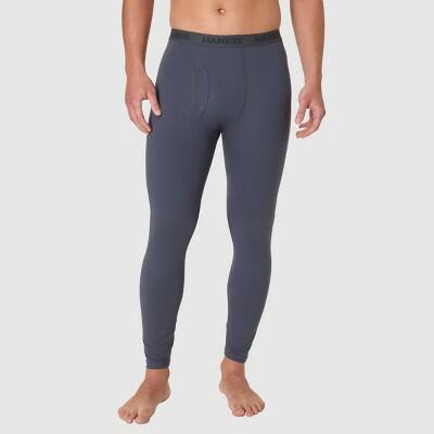 Hanes Men's Thermal Performance Pant - Dark Gray L