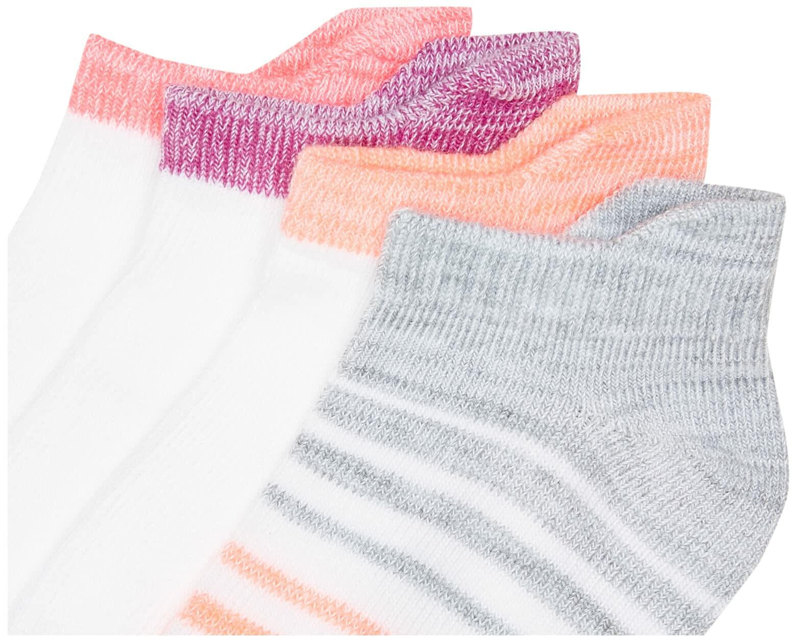 Hanes baby girls Heel Shield Socks, 10-pair Pack Socks, Assorted, 2-3T US