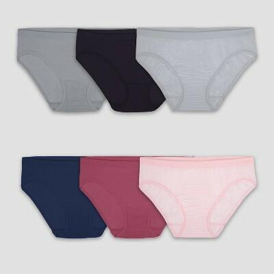 Fruit of the Loom Women's 6pk Seamless Bikini Underwear - Colors may vary 8