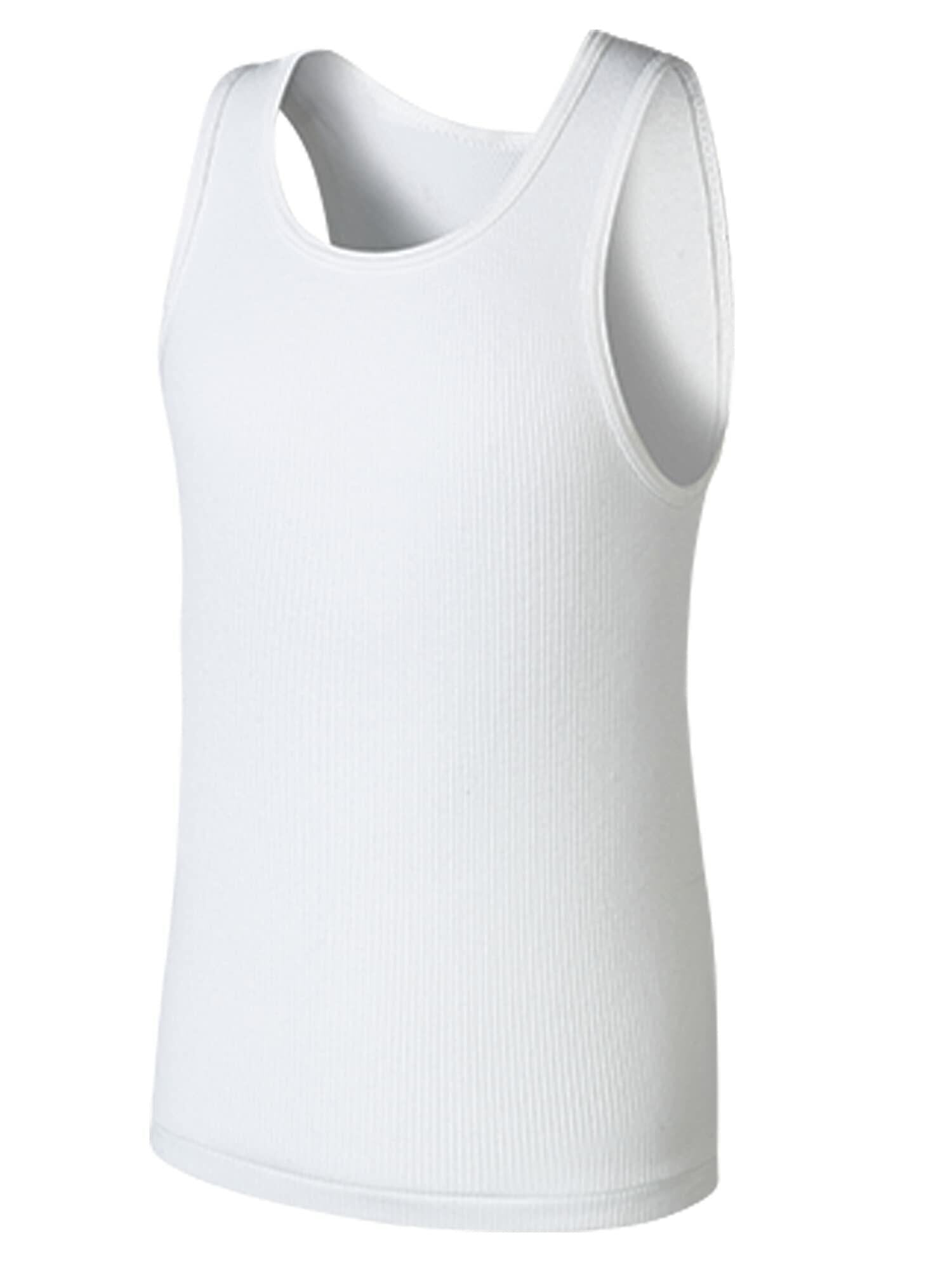 Hanes Boys' Tank, White, X Small