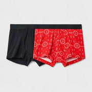 Men's Bandana Trunks 2pk - Goodfellow & Co™ Red M