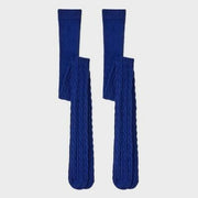 Girls' 2pk Cotton Tights - Cat & Jack™ Blue M 7-10