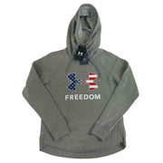 Women s UA Freedom Logo Fav Hoodie Gray Small