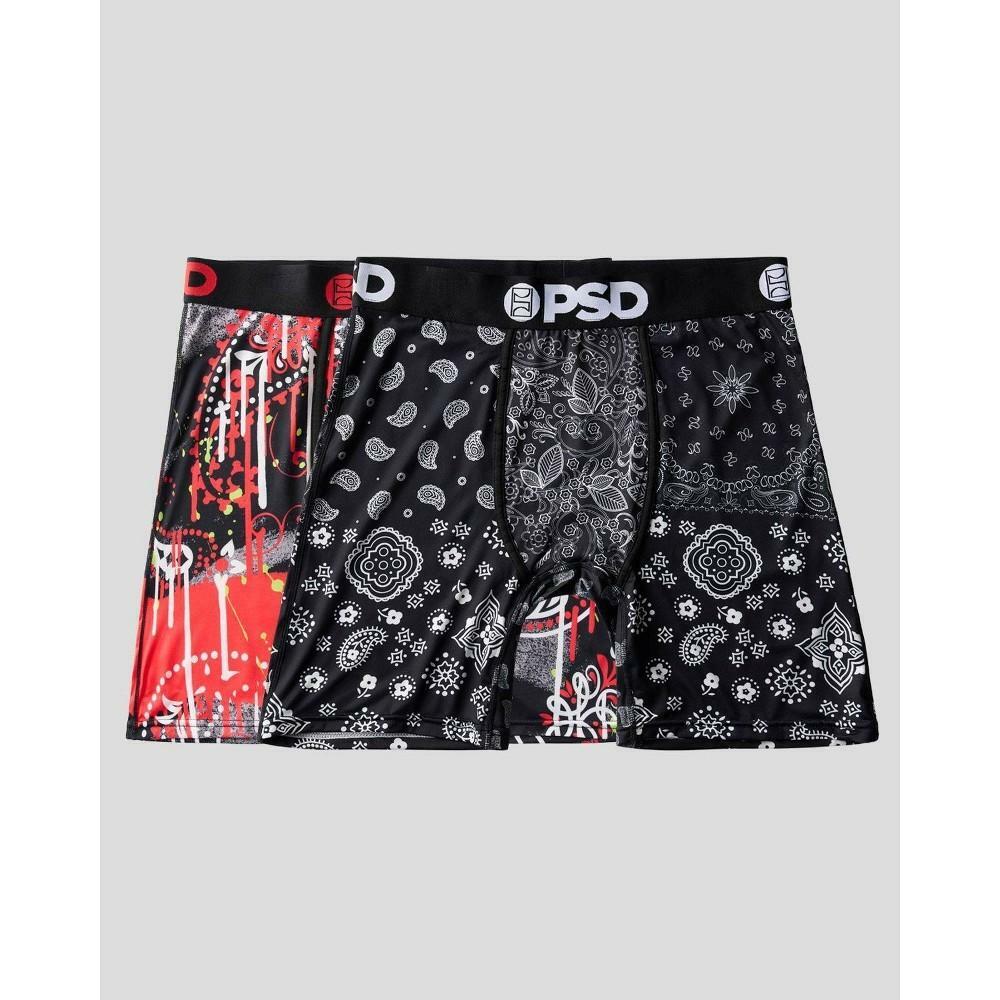 PSD Men's Bandana Hype 2-Pack Boxer Brief, Multi, S