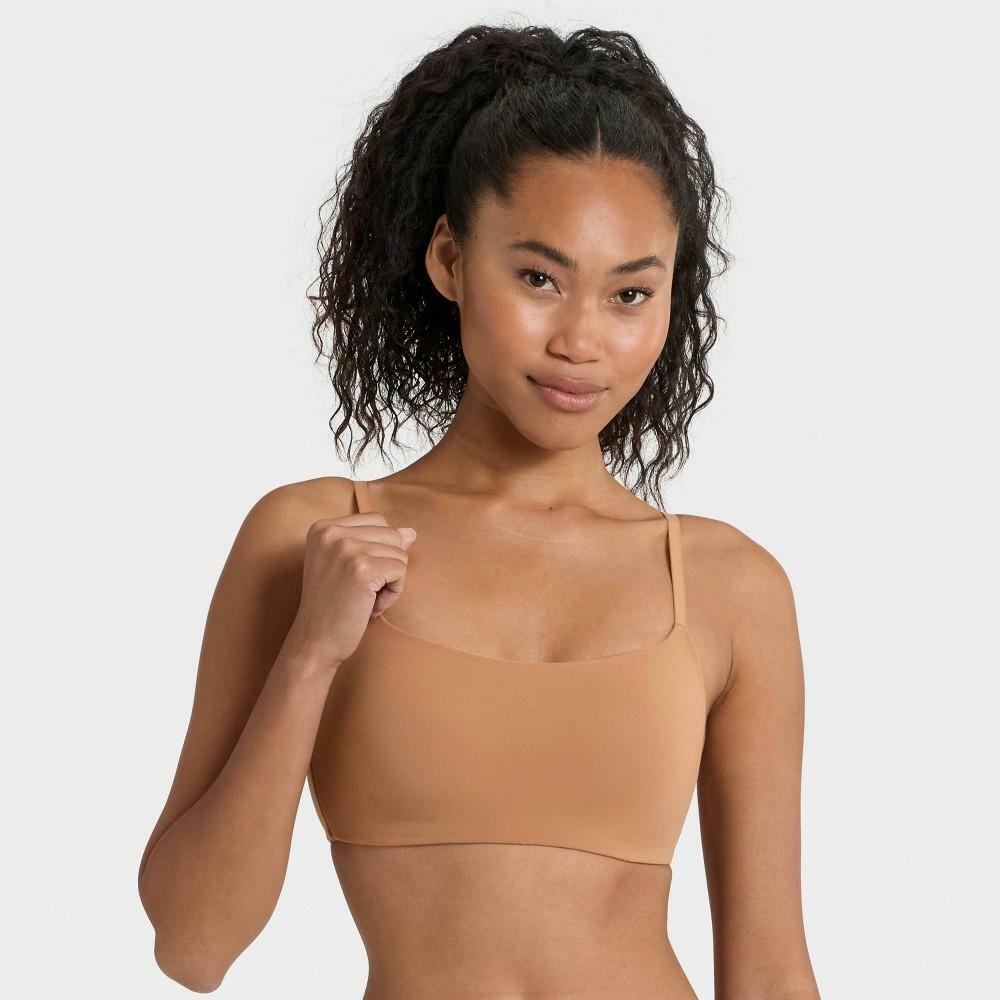 Luxe Stretch Scoop Bralette - Luxury Collection by Auden Caramel L