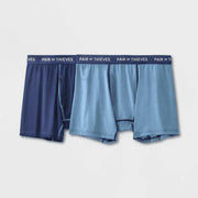 Pair of Thieves Men's Super Fit Boxer Briefs 2pk - Blue XL
