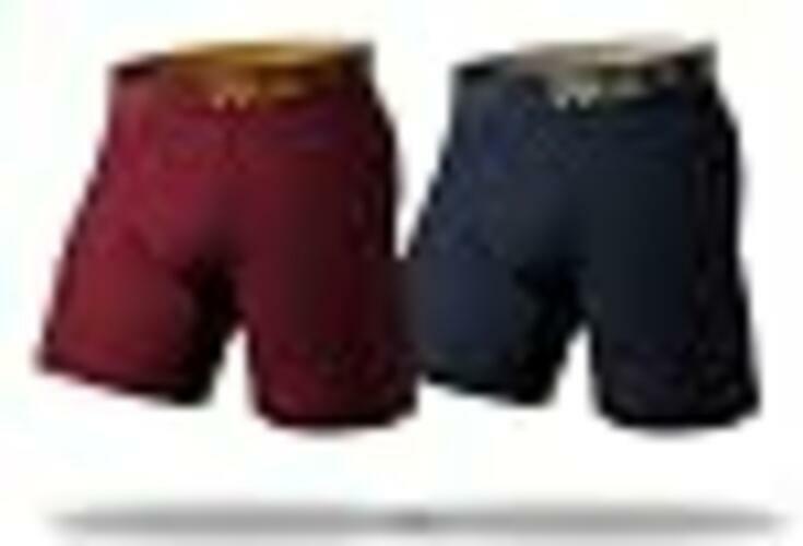 Pair of Thieves Men's SuperCool Long Leg Boxer Briefs 2pk - Red/Blue XL
