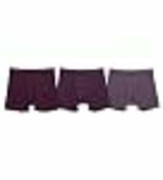Pair of Thieves Men Quick Dry Boxer Briefs for Men | 3 Pack Purple Medium
