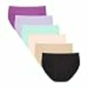Hanes Women's Comfort Flex Fit Seamless Bikini Panty 6 Pack Asst Color Small