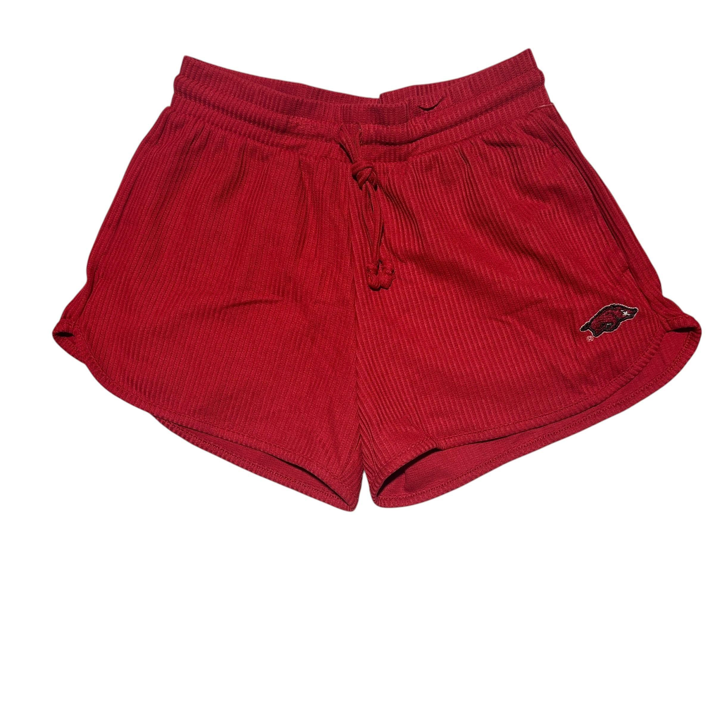 Rivalry Thread 91 Arkansas Razorback Knit Short Red