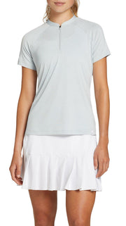 Walter Hagen Women's Sport Short Sleeve Golf Polo, XXL Gray