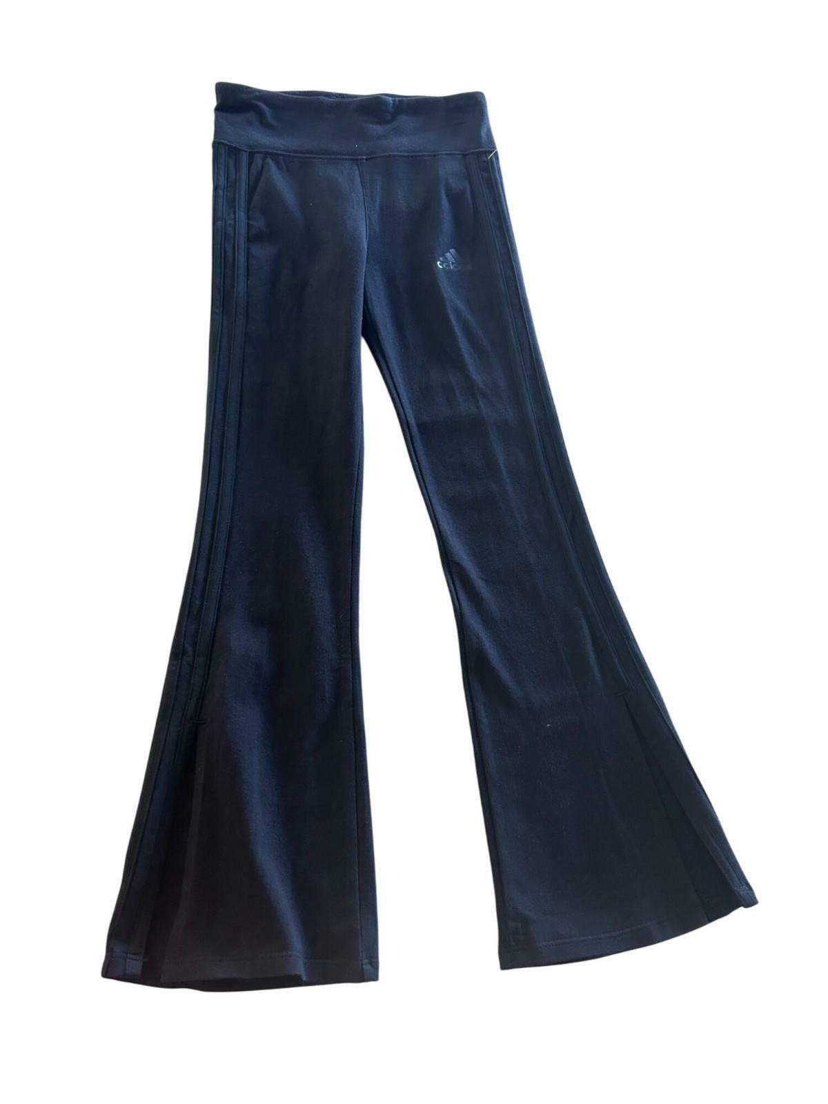 Adidas Vented Flare Legs Leggings Girls Size XS (6/6X) Black