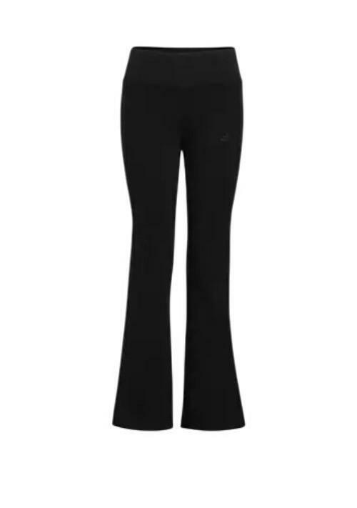 Adidas Vented Flare Legs Leggings Girls Size XS (6/6X) Black
