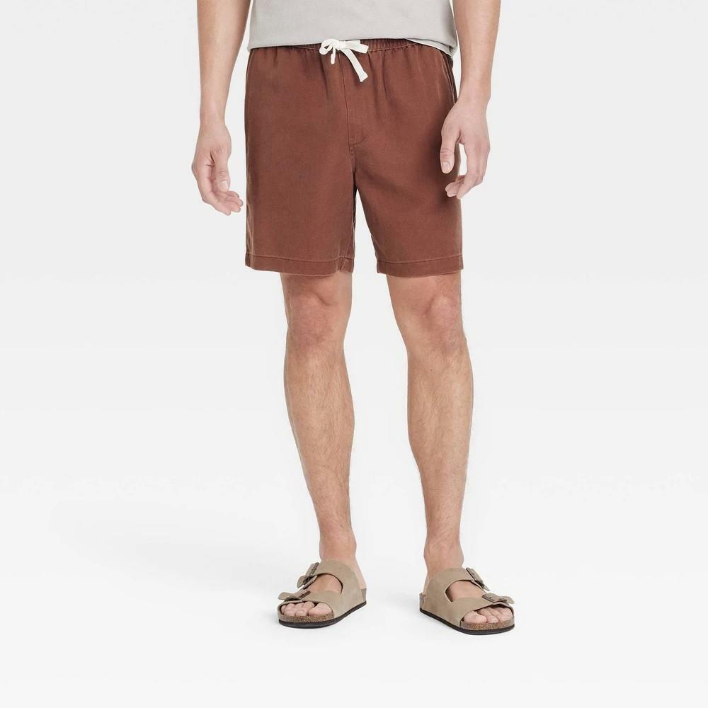 Men's Vintage 7" Elevated Pull-on Shorts - Goodfellow & Co™ Twill Fabric