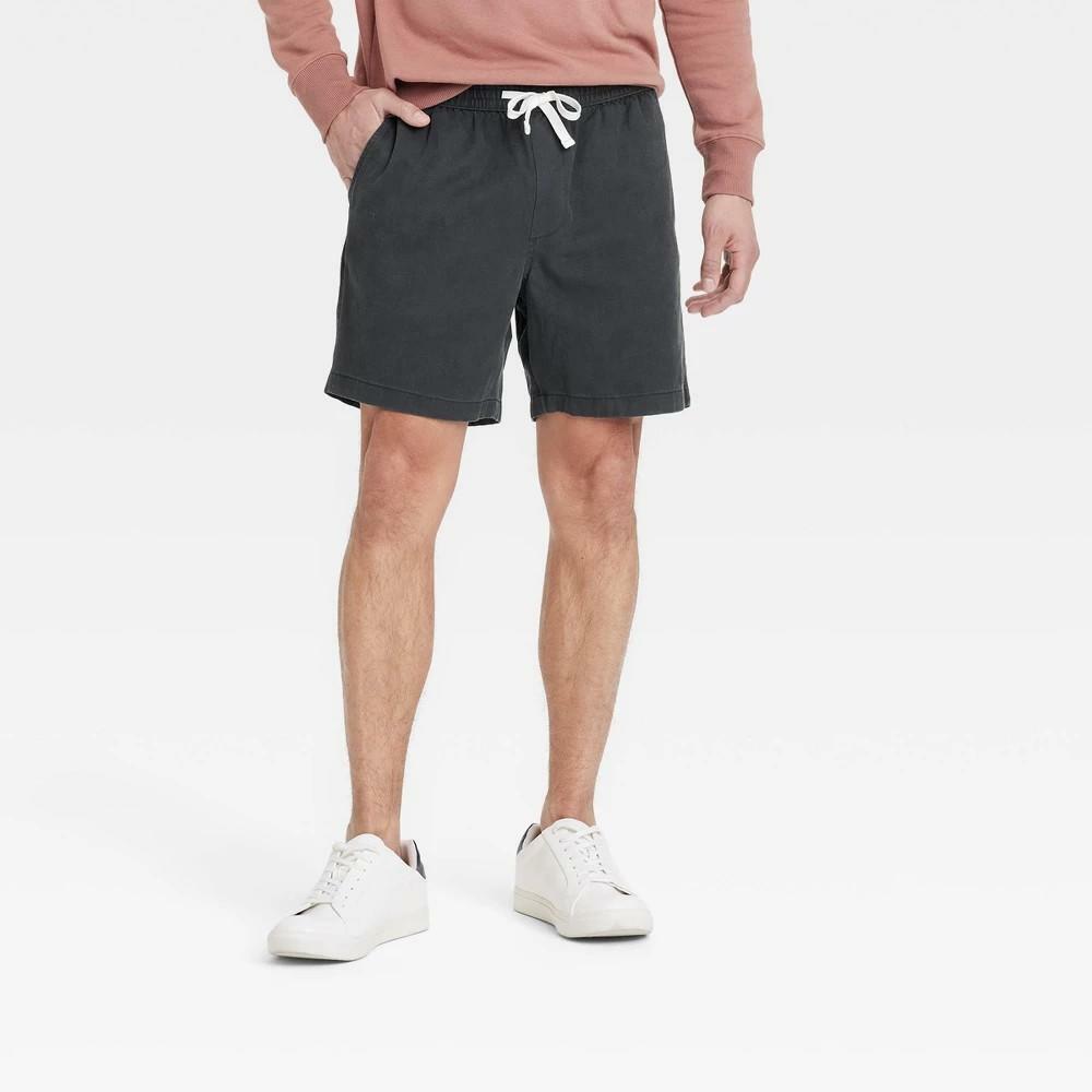 Men's Vintage 7" Elevated Pull-on Shorts - Goodfellow & Co™ Twill Fabric