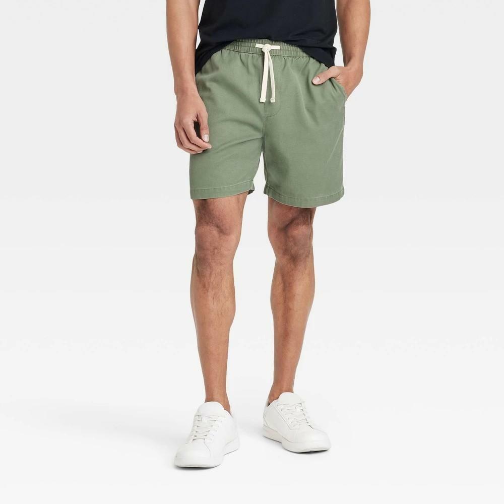 Men's Vintage 7" Elevated Pull-on Shorts - Goodfellow & Co™ Twill Fabric