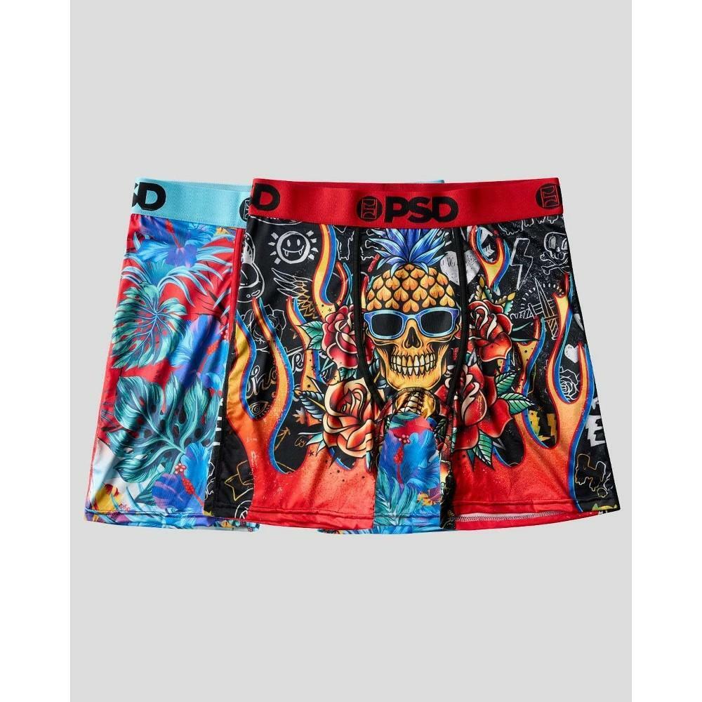 PSD Men's Tropical Punch 2-Pack Boxer Brief, Multi, XXL