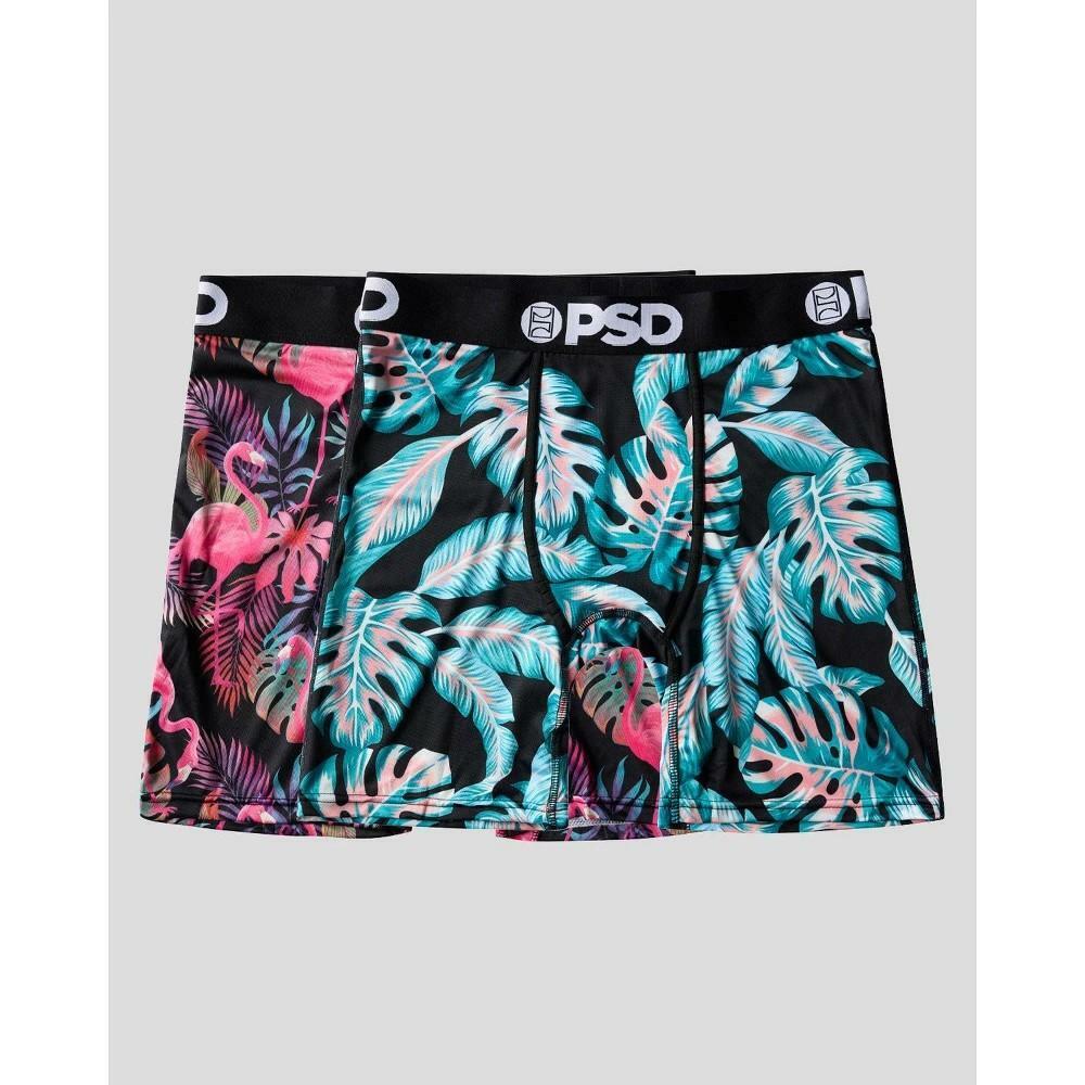 PSD Men's Jungle Vibes 2-Pack Boxer Brief, Multi, L