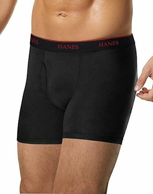 Hanes Men's TAGLESS No Ride Up Briefs ComfortSoft Waistband 6pk Multi Color M