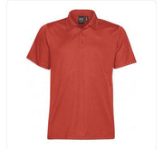 Stormtech Men's Bright Red Eclipse H2X-Dry Pique Polo