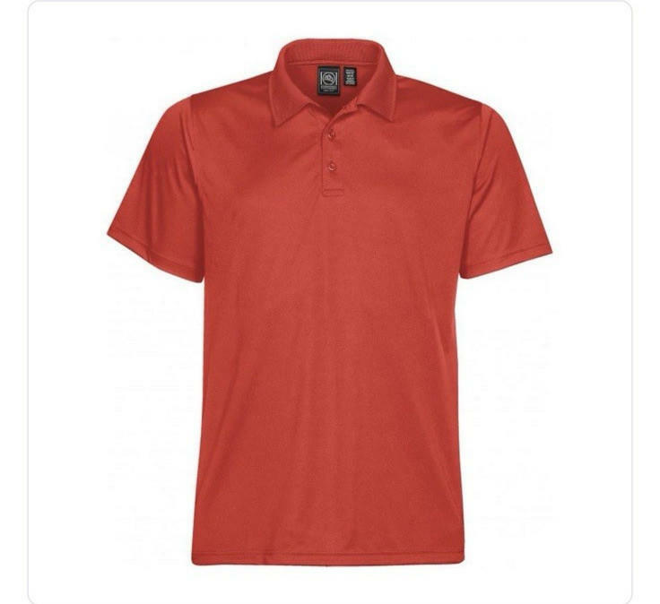 Stormtech Men's Bright Red Eclipse H2X-Dry Pique Polo