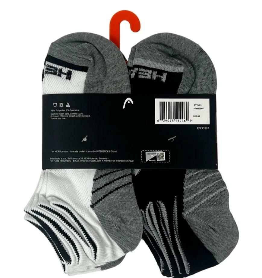 HEAD WOMEN'S LOW CUT 10 PAIRS SOCKS SIZE 6-10