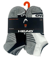 HEAD WOMEN'S LOW CUT 10 PAIRS SOCKS SIZE 6-10