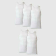 Hanes Premium Men's Comfort Tank Top Undershirts 5pk - White - S