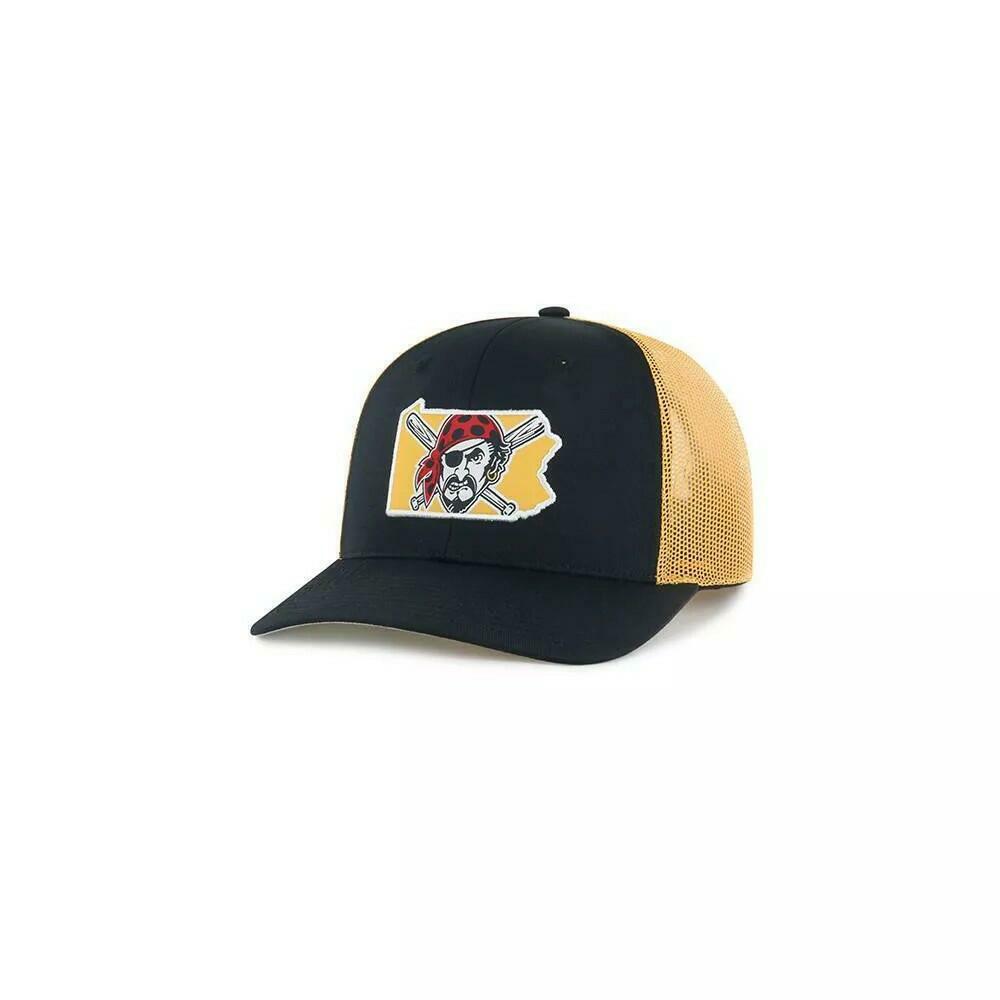 MLB Pittsburgh Pirates Gaze Hat: Adjustable Snapback, Team Logo, Mesh Fabric