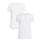 Pair of Thieves Slim Fit Crew Short Sleeve Undershirt 2-Pack White LG