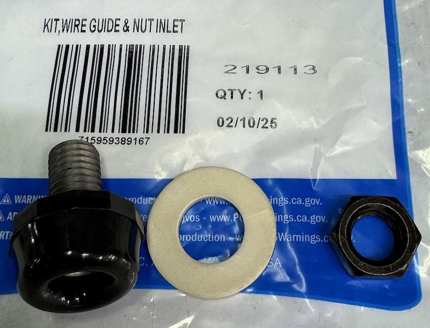 Miller 219113 Kit, Wire Guide Nut Inlet